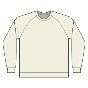 Nature’s Sunset Unisex Organic CVC Fleece Crewneck Sweatshirt
