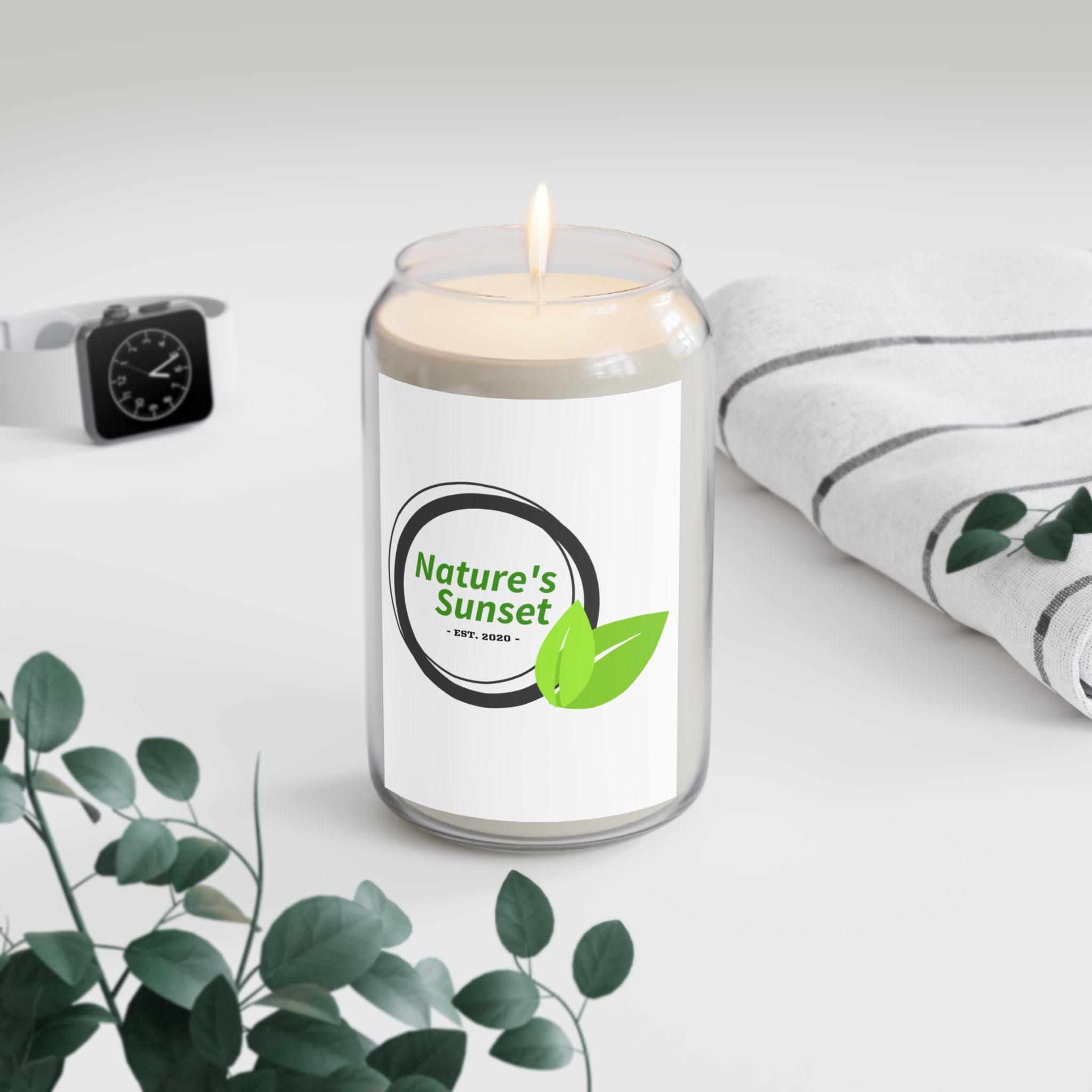 Nature's Sunset Scented Soy Candles, 13.75oz - Image 4