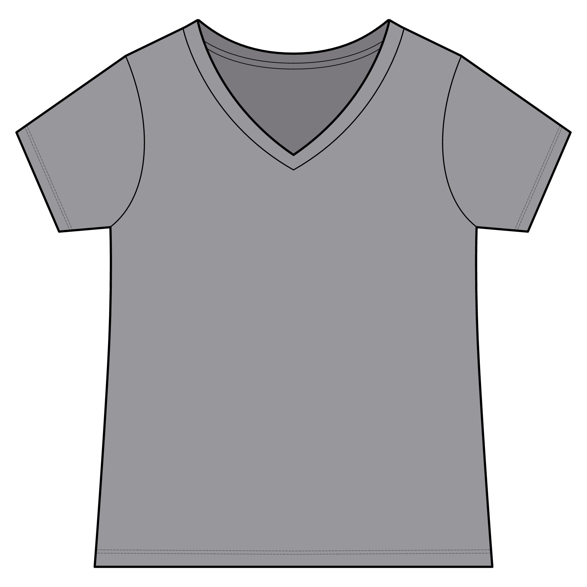 Nature’s Sunset Women's Recycled Blend V-Neck Tee - Image 11