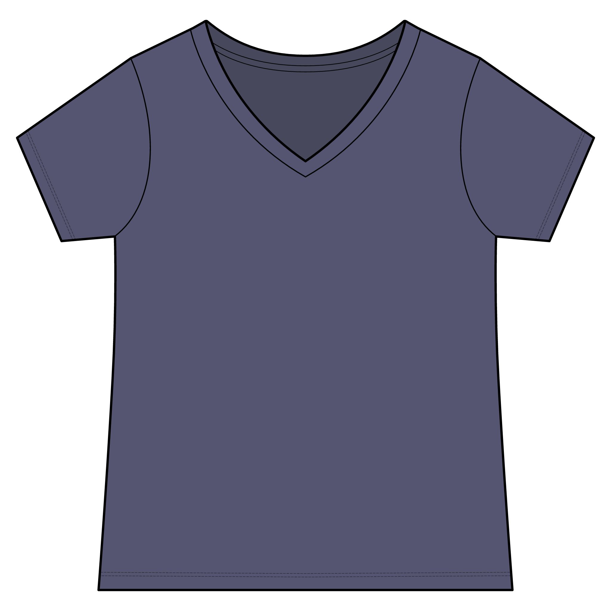 Nature’s Sunset Women's Recycled Blend V-Neck Tee - Image 15