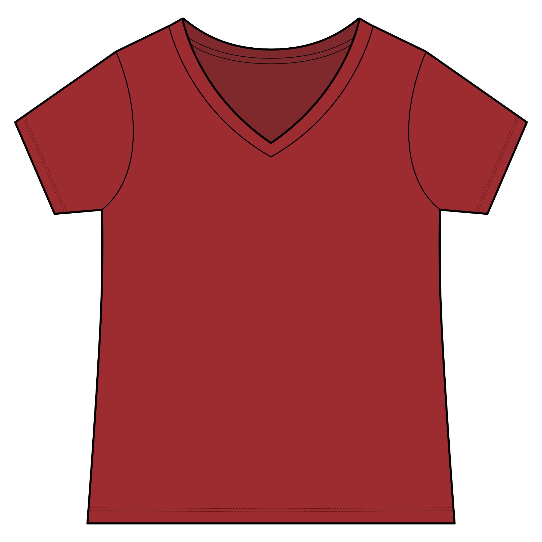 Nature’s Sunset Women's Recycled Blend V-Neck Tee - Image 17