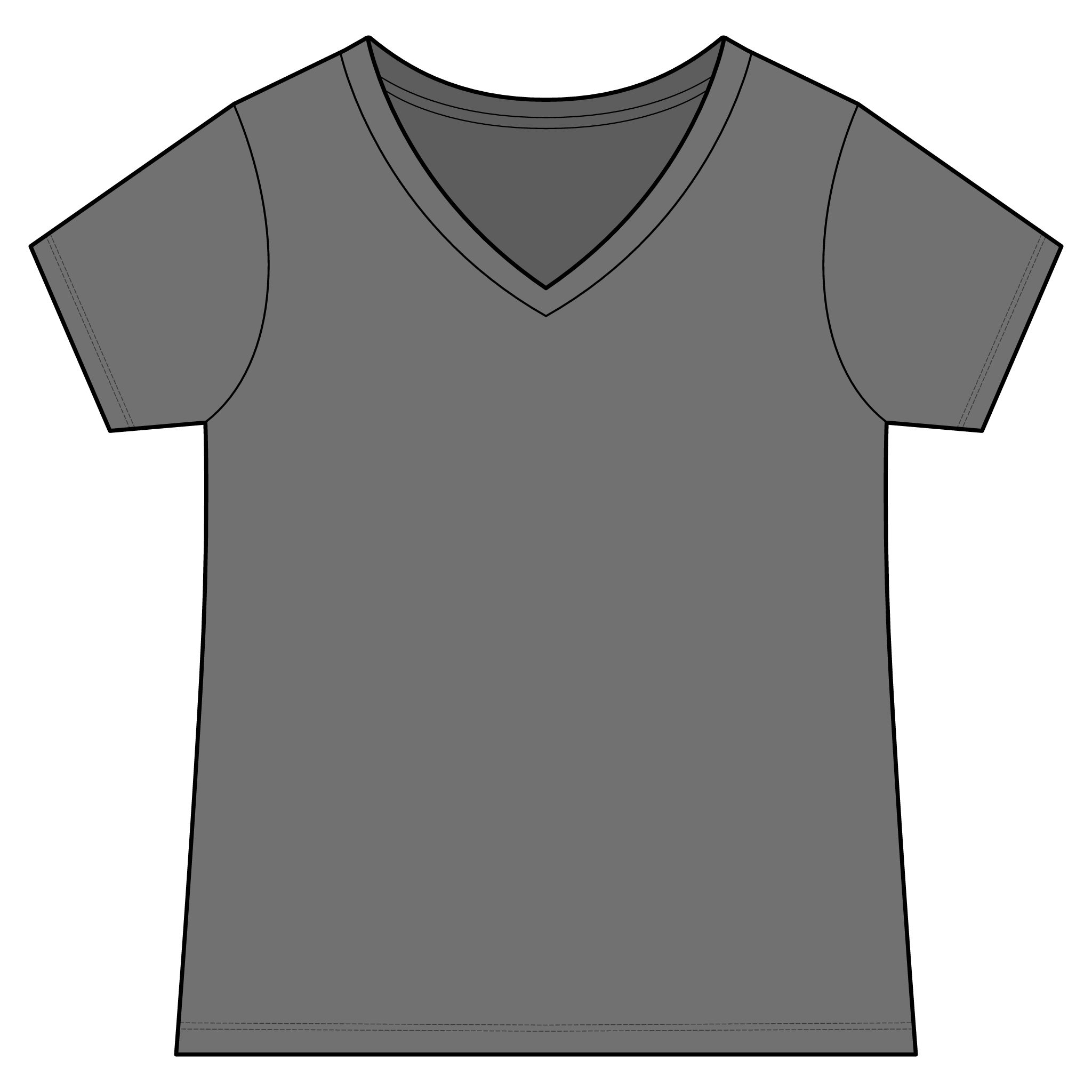 Nature’s Sunset Women's Recycled Blend V-Neck Tee