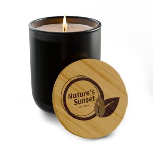 Nature's Sunset Scented Soy Candle, 14oz (Engraving)